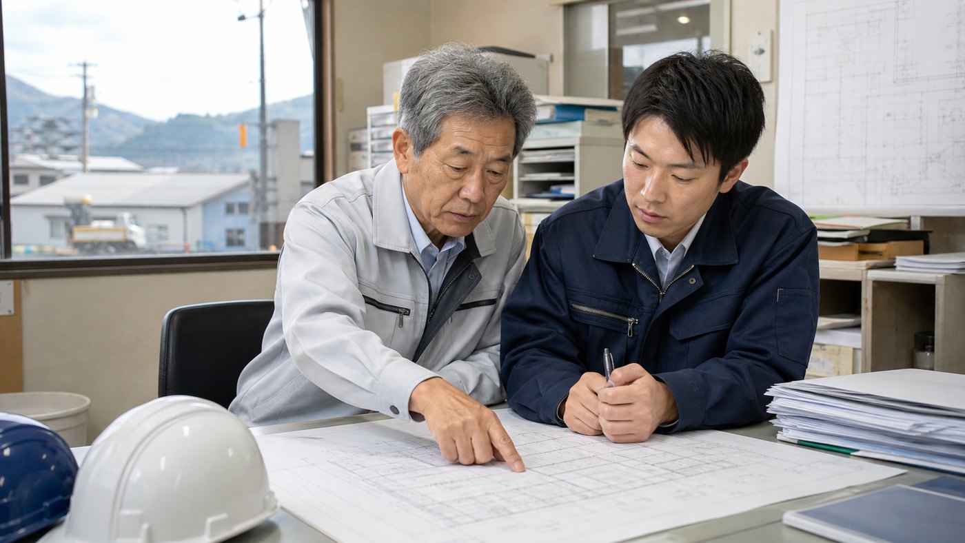 袖ケ浦 建設業 M&Aで技術者と許認可の承継を検討する設備工事会社の相談風景